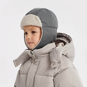 Шапка-ушанка Leokid "Piny asphalt"